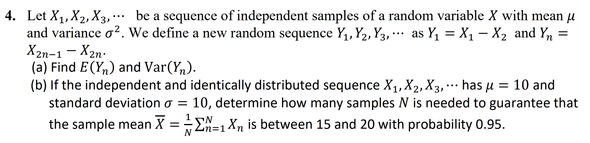 e (a) Show that the corresponding moment generating function is My (t)