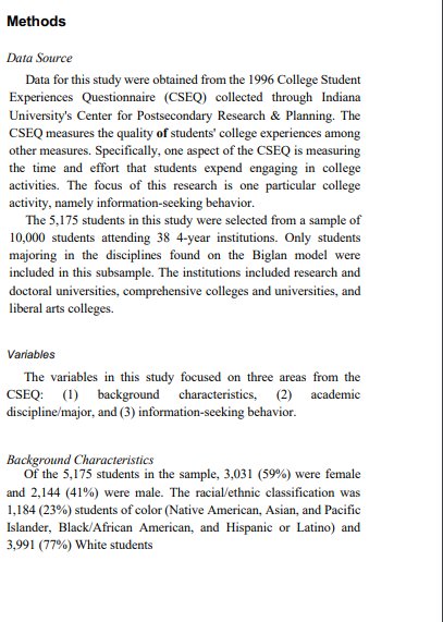 Please identify the dependent and independent variables from attached document/article. \f\f
