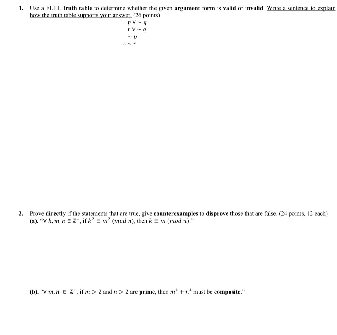 Please help me solve these discrete math probs for me ASAP please.