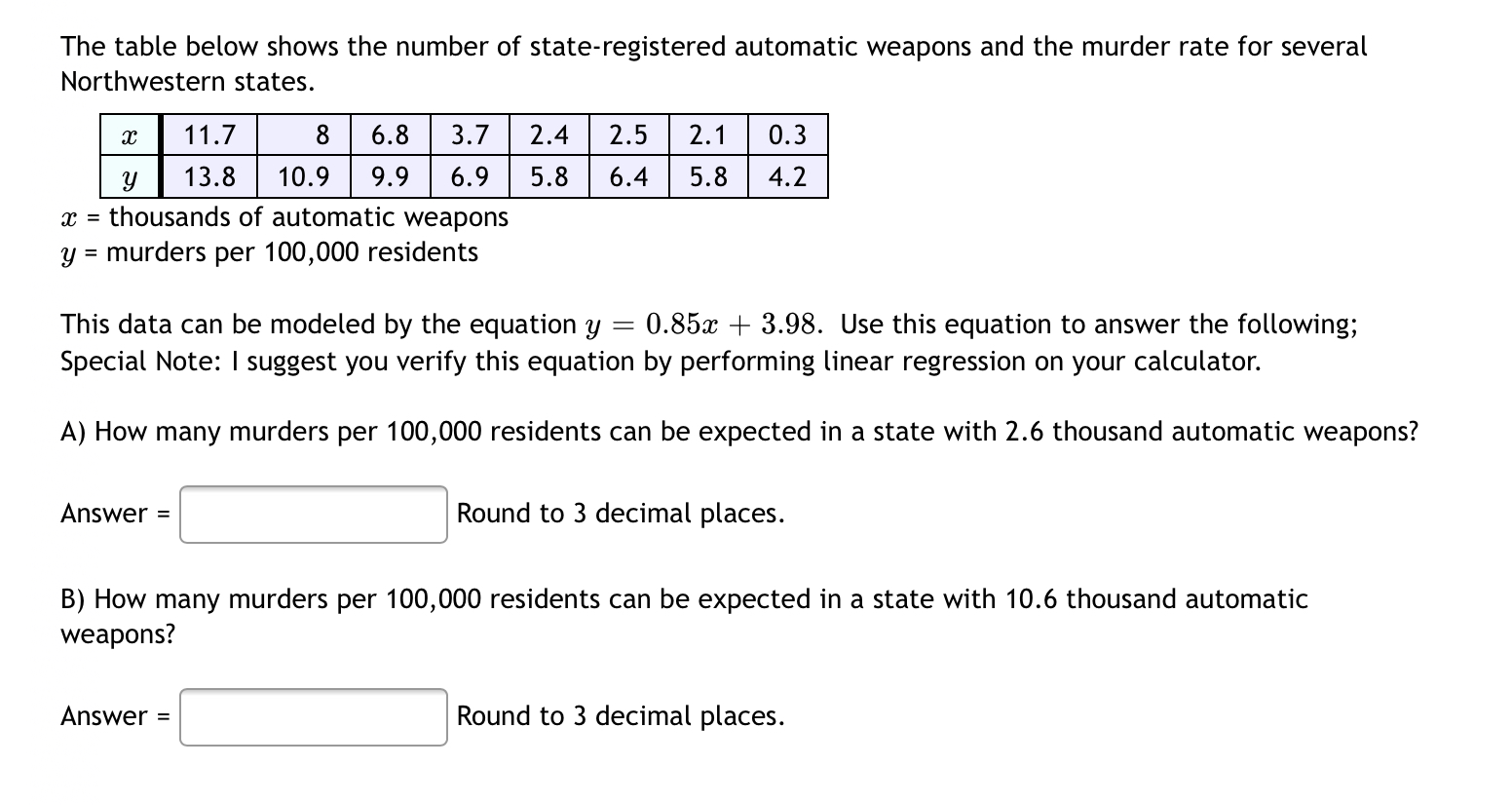 X y 24 27 34 54 30 64 37 72 11 -1