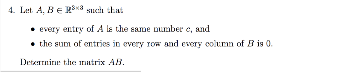 4. Let A, B e 1R3>