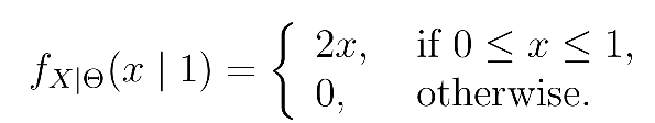Let be a Bernoulli random variable that indicates which one of two