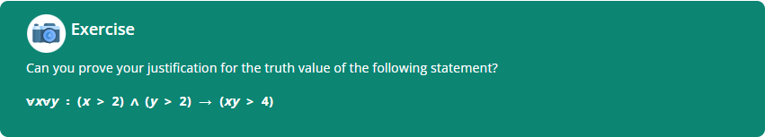 3, 4, 5} is below 10. * There is a prime number
