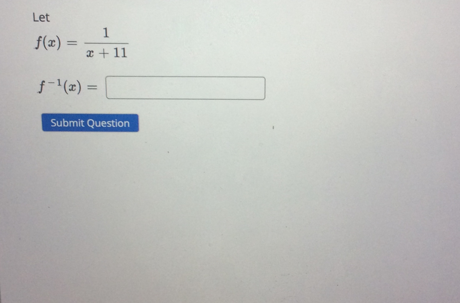 calculate the following function values. Enter answers as a reduced fraction, if