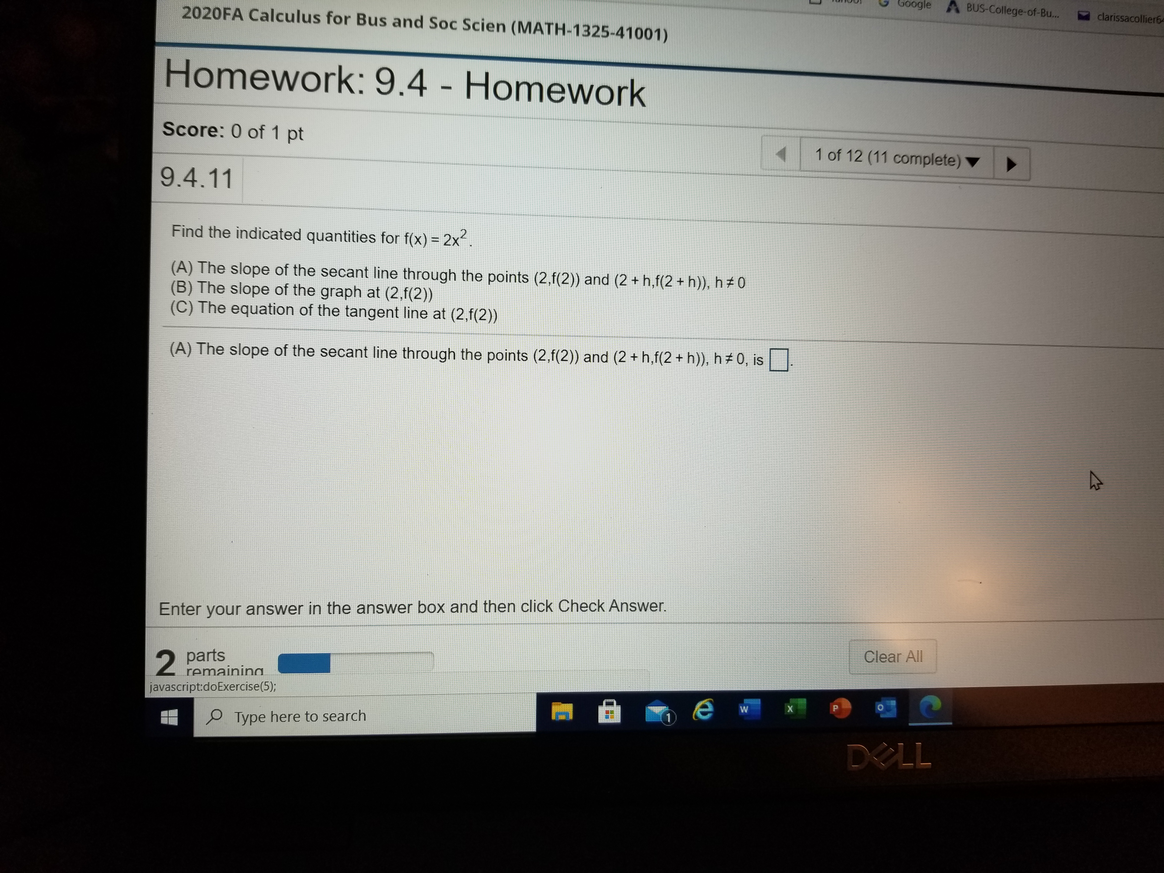 I do not understand how to work this problem Google BUS-College-of-Bu... clarissacollier