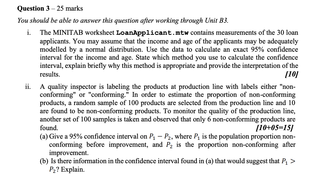 Question 3 25 marks You should be able to answer this