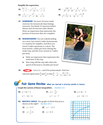 6z 6. 8. + 3v 3v x+2 x+ 2 4(z - 1)