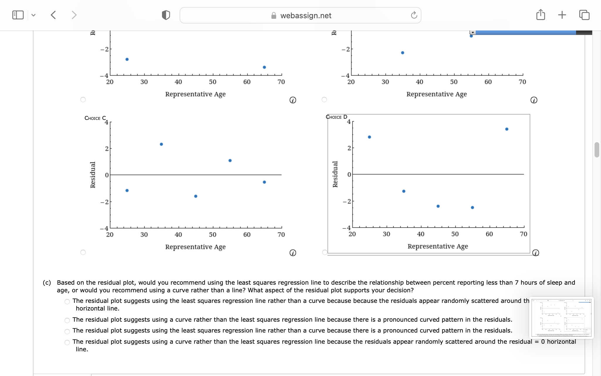 sample of people, the data in the accompanying table are the percentages