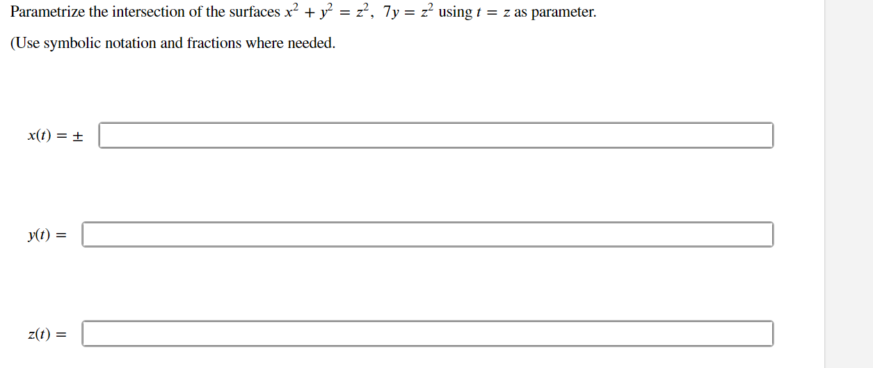 form ax + by + z = d.) (Give your answer as