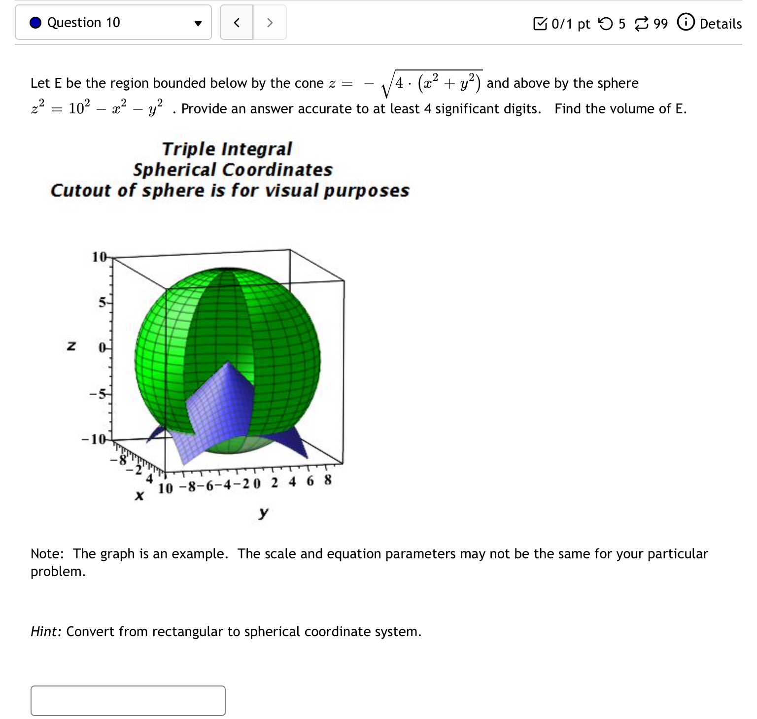 solid B. B = { (x, y, z) | 42 1 80/1