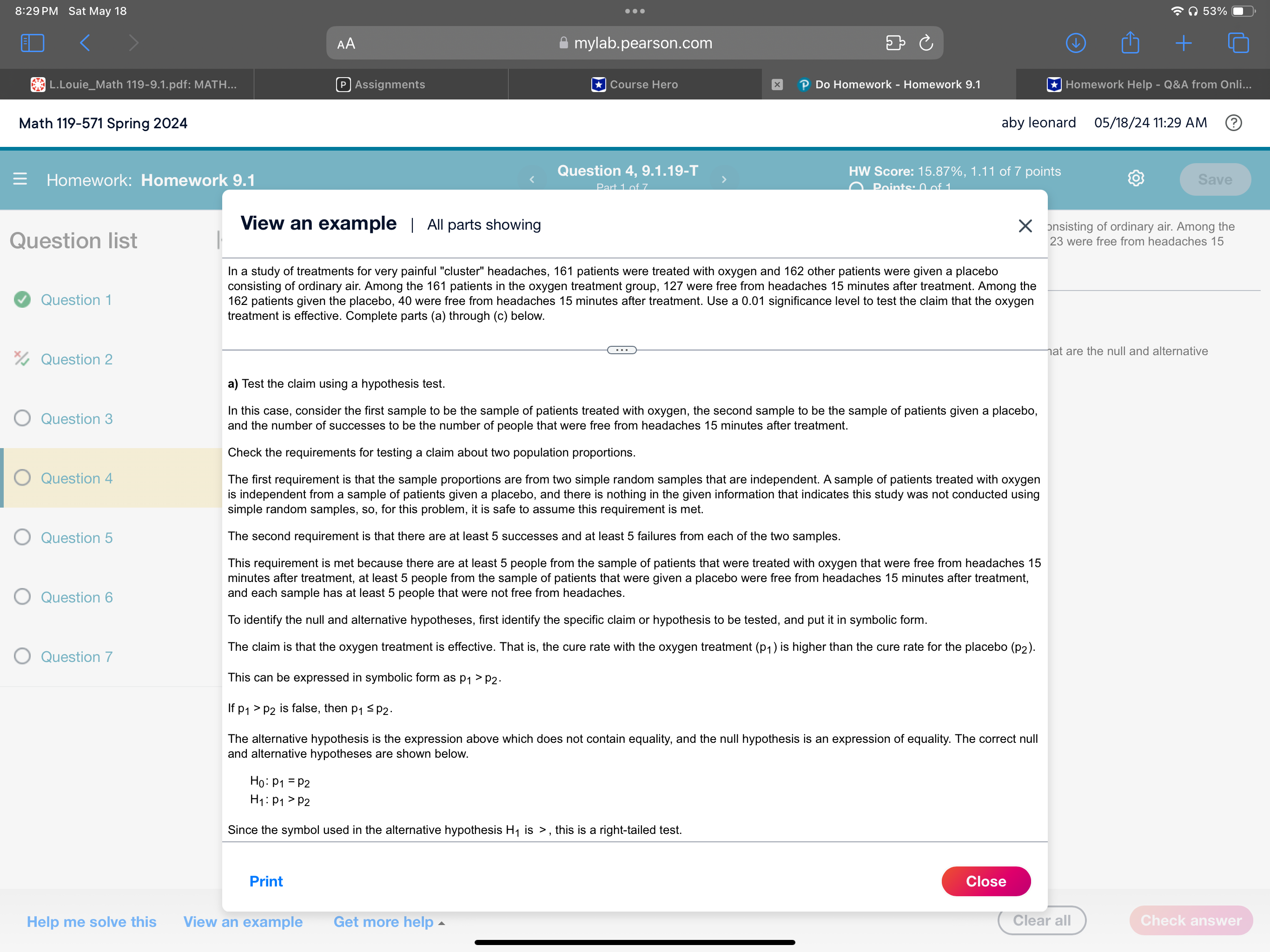 me solve this question. it's a 7 part step to the question