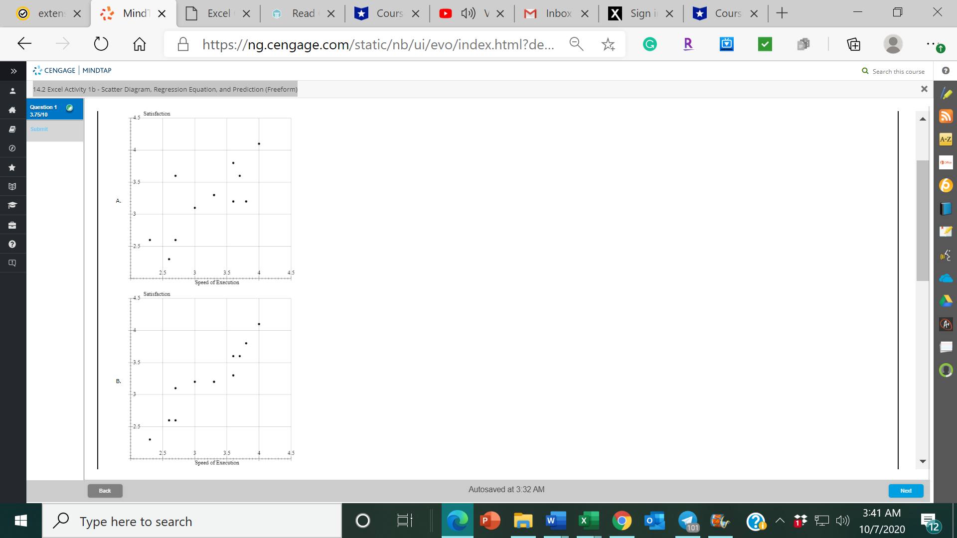 as provide an overall satisfaction rating for electronic trades. Possible responses (scores)
