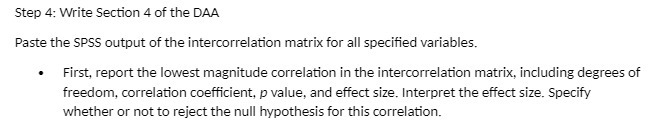  Step 4 : Write Section 4 Of the CAA Paste the