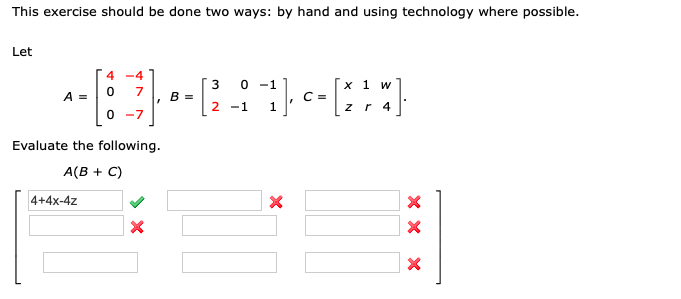 This exercise should be done two ways: by hand and using technology