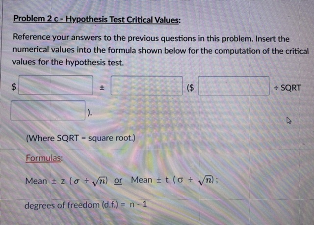 I need help for this problem 2 (a-f) ASAP please Problem 2