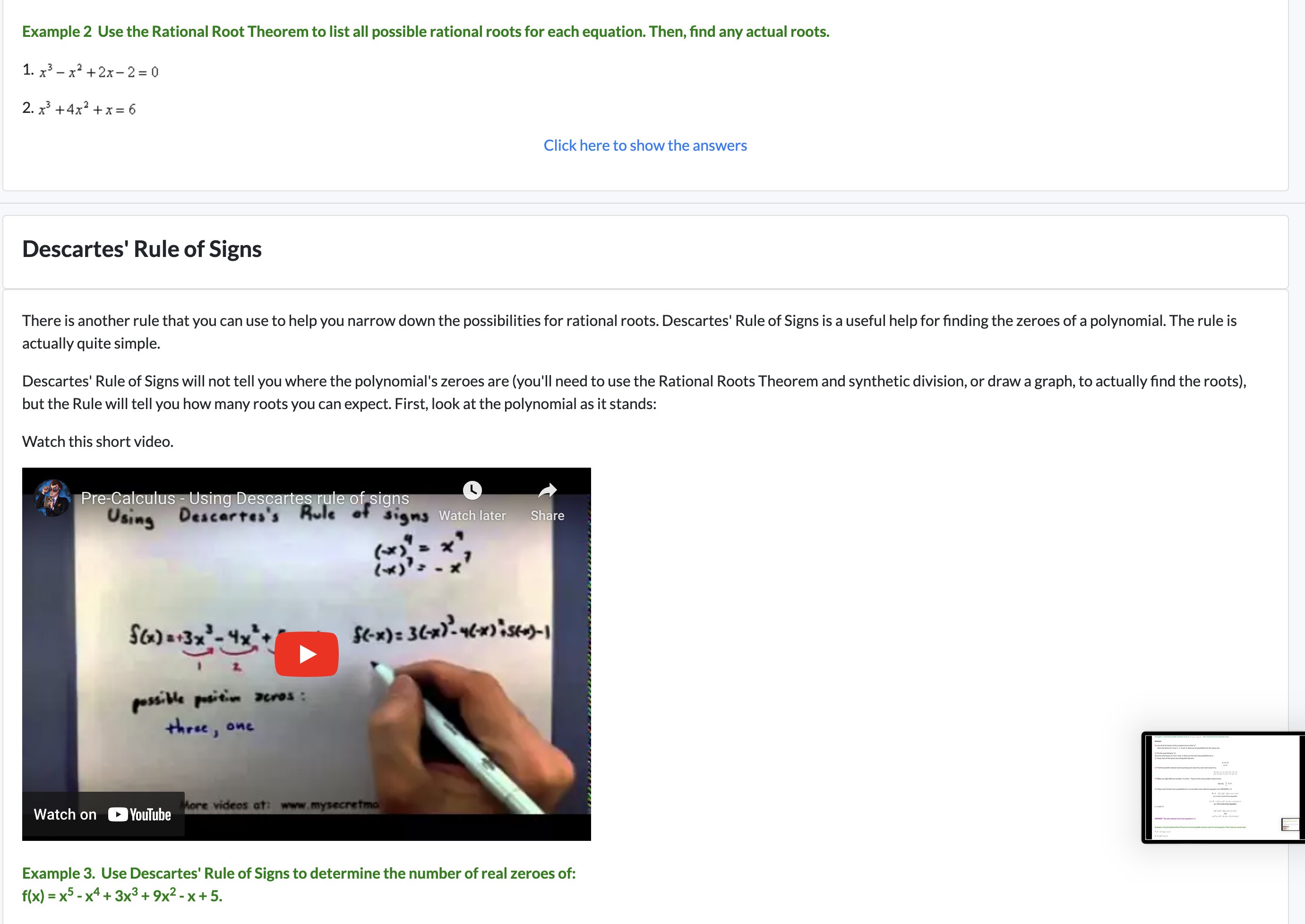 use the quadratic formula since it ALWAYS works. Now, you will learn