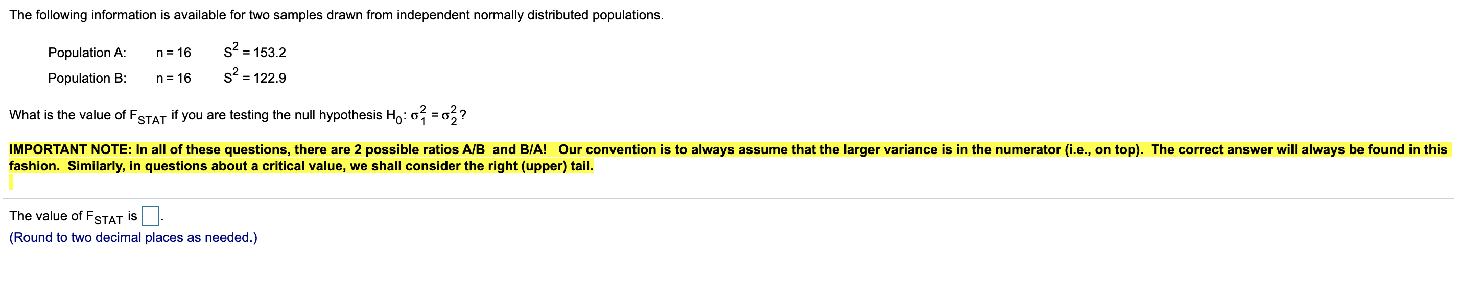 mean X, = 50, and a sample standard deviation of S, =