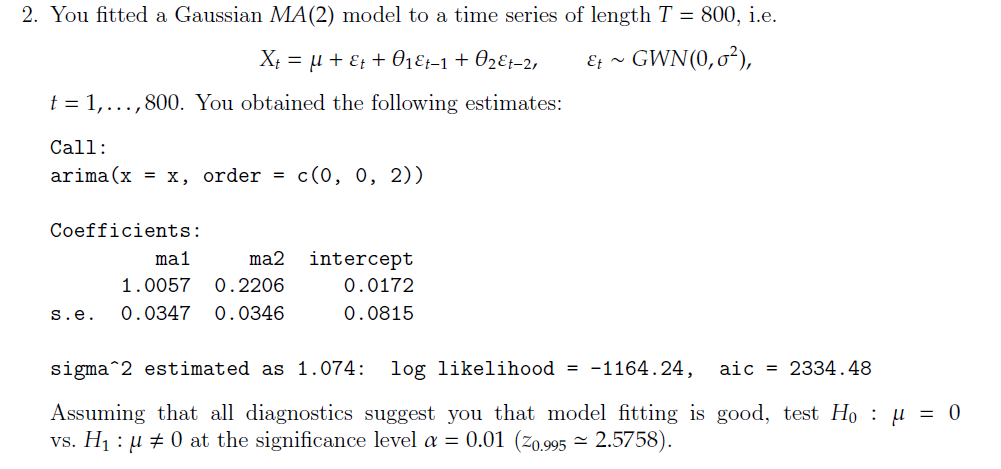 How can I solve this Hypothesis Testing (Z-stat)?The intercept value is "mu"