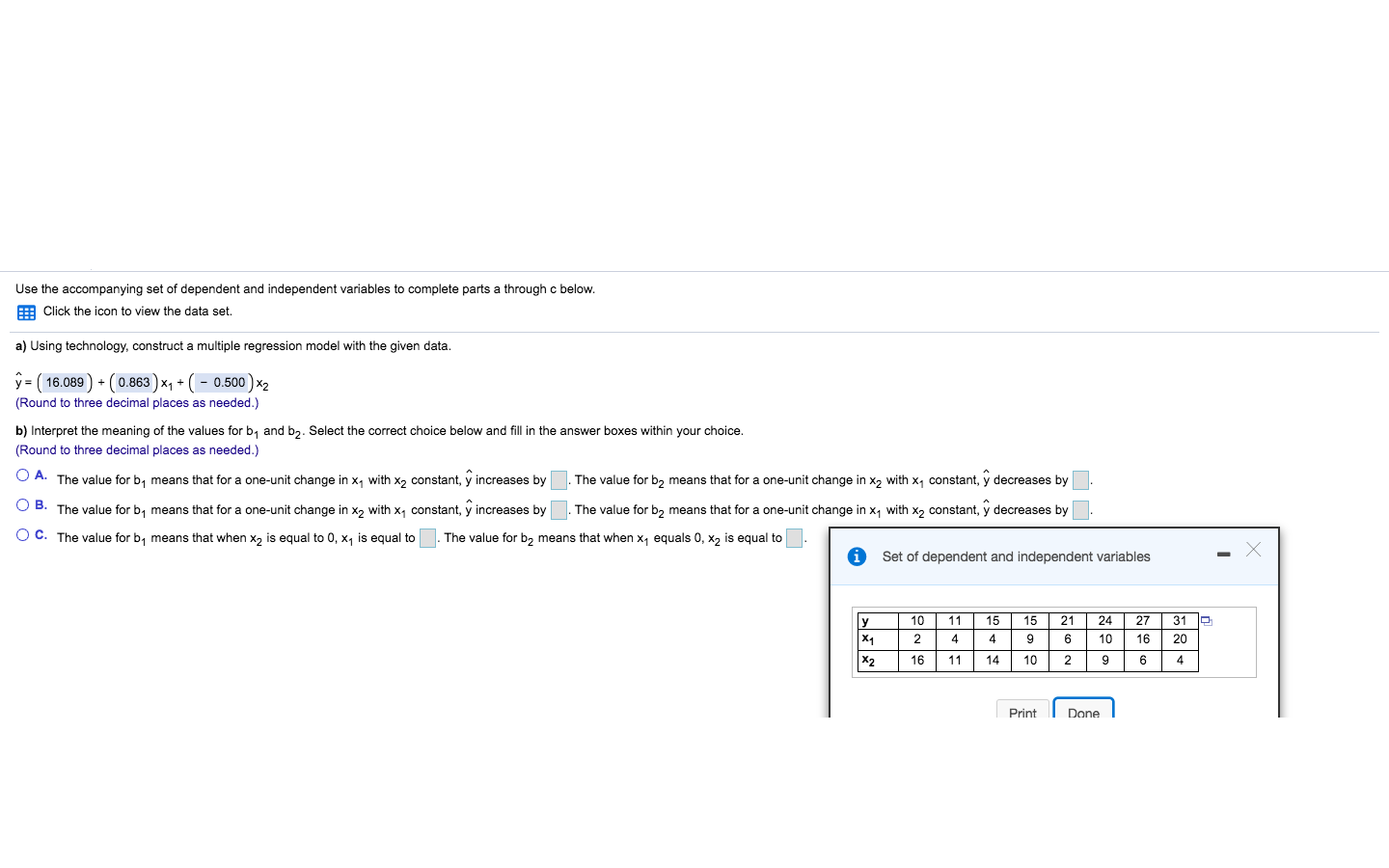 please help me solve for b, I do not understand how to