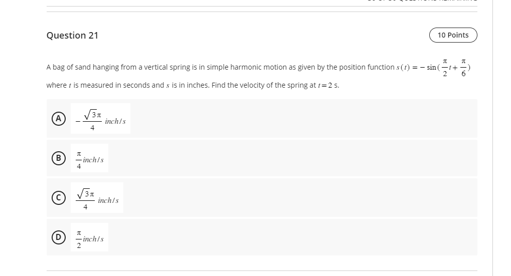 = 137.86, cm Question 2 10 Points A minivan was purchased for