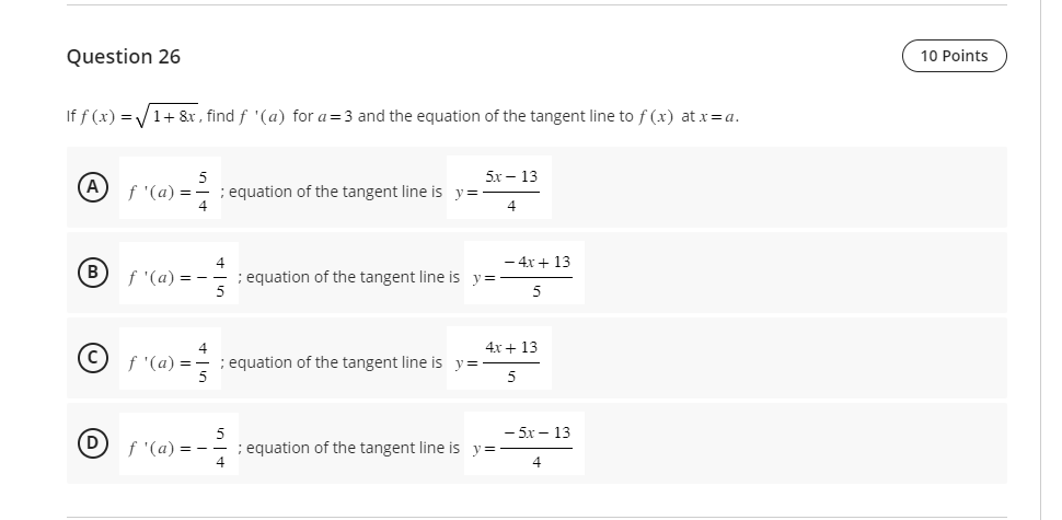 5 years = $23,500Question 9 10 Points Consider the function f (x)