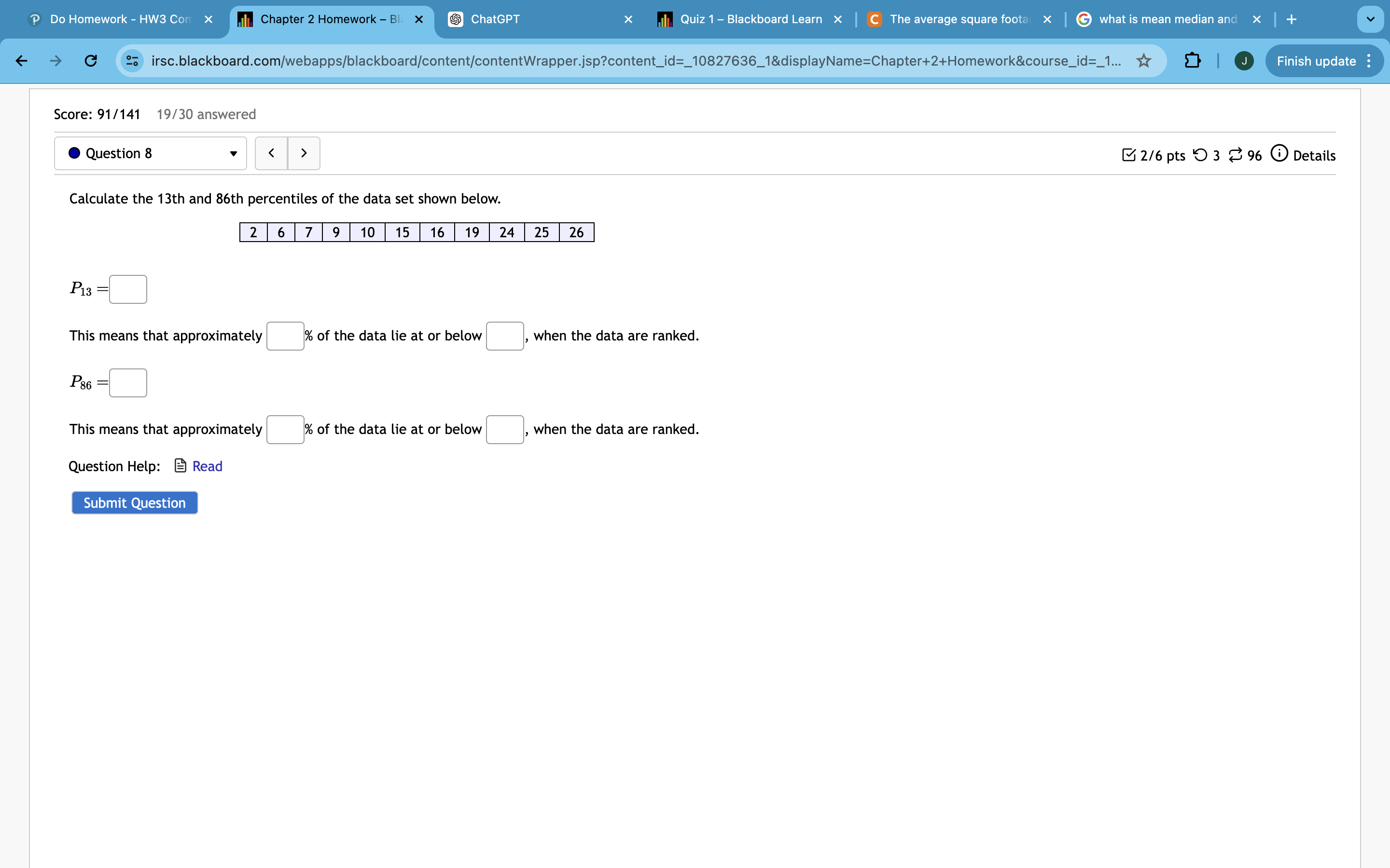 P Do Homework - HW3 Con X Chapter 2 Homework -