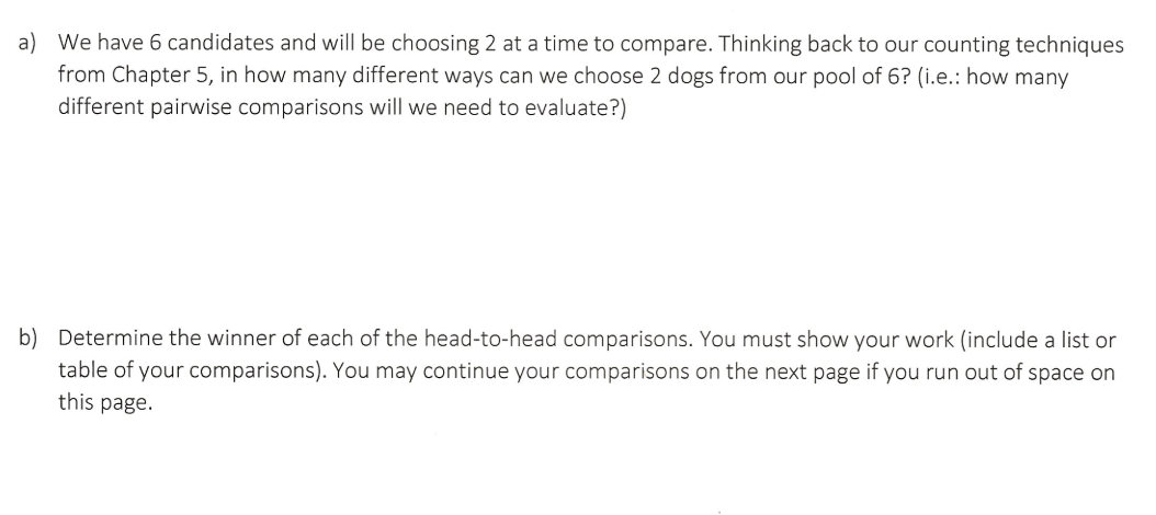 Winner? If so, who is it? If not, why not? e) Did
