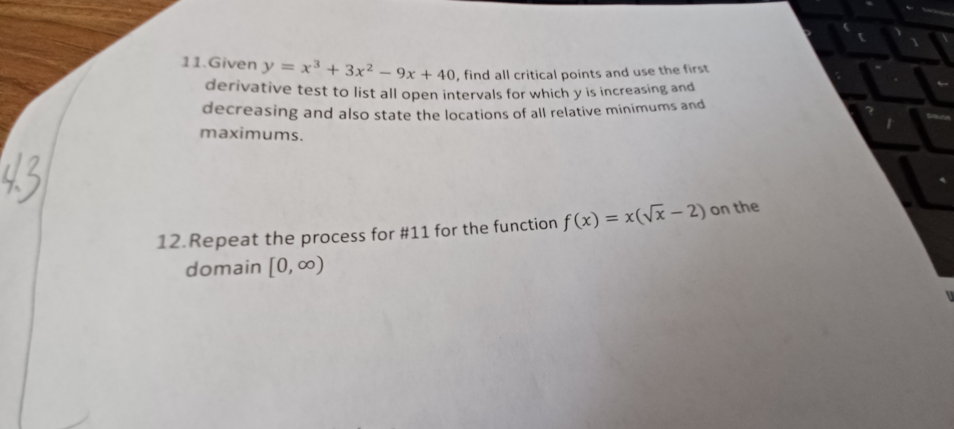 all possible functions f. Use C as an arbitrary constant.11. Given y