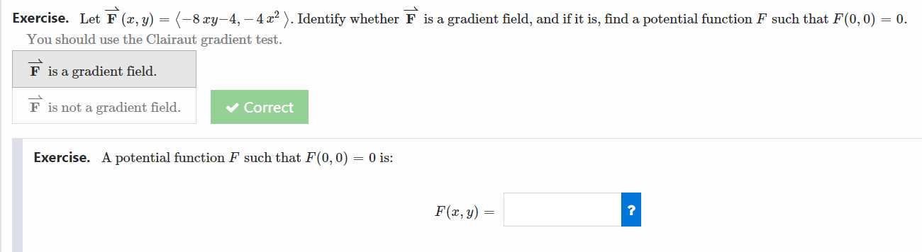 is a gradient field, and if it is, find a potential function