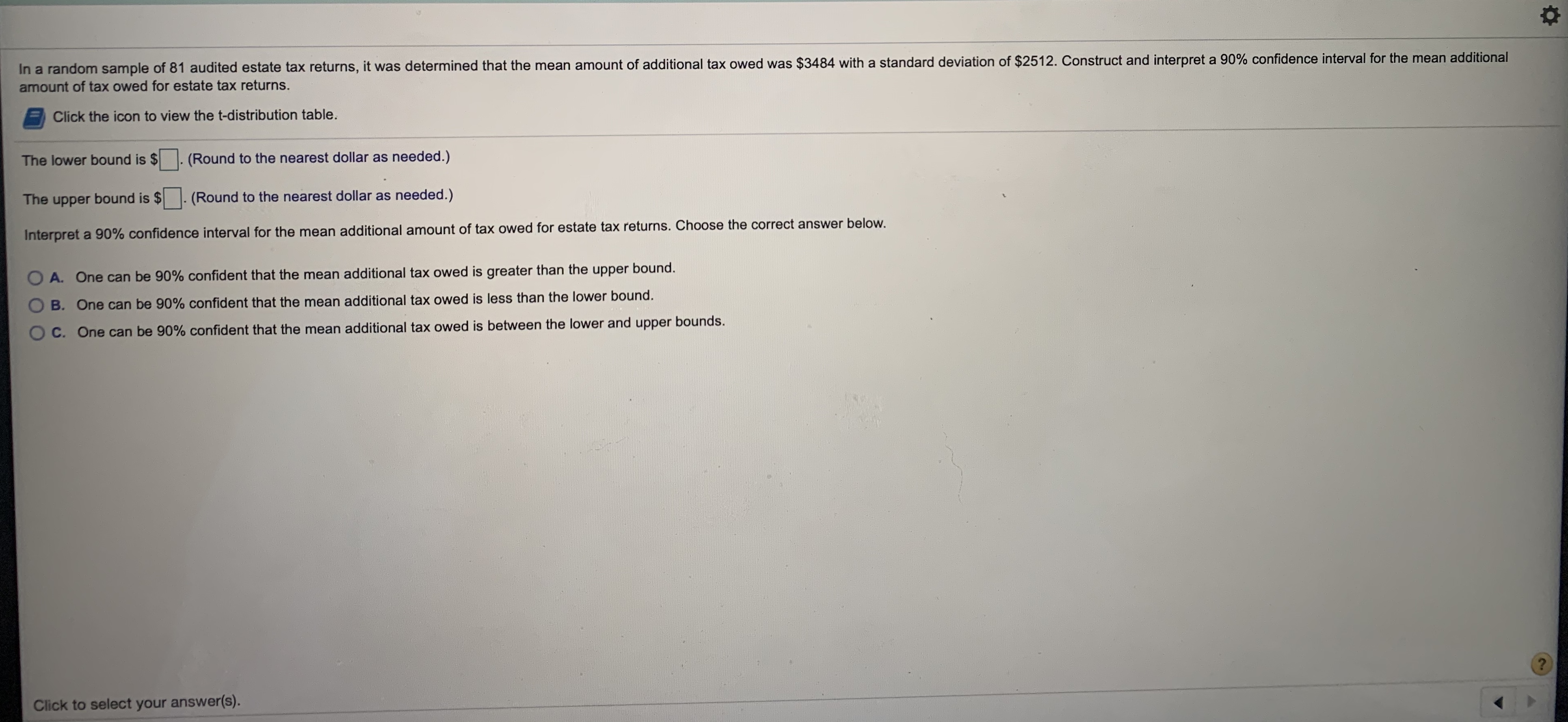 This Question: 1 pt 1 1 2 of 11 (0 complete) A