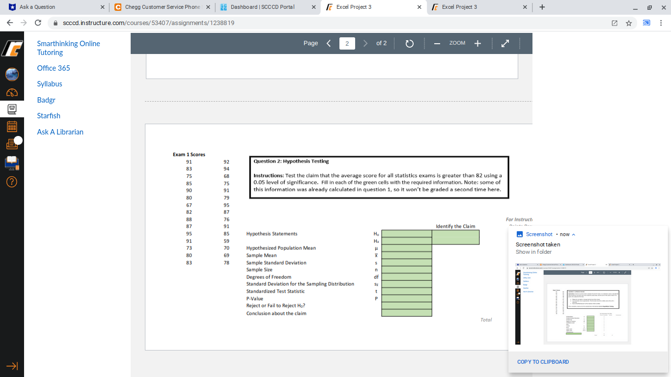 this is the instructions * Ask a Question x C Chegg Customer