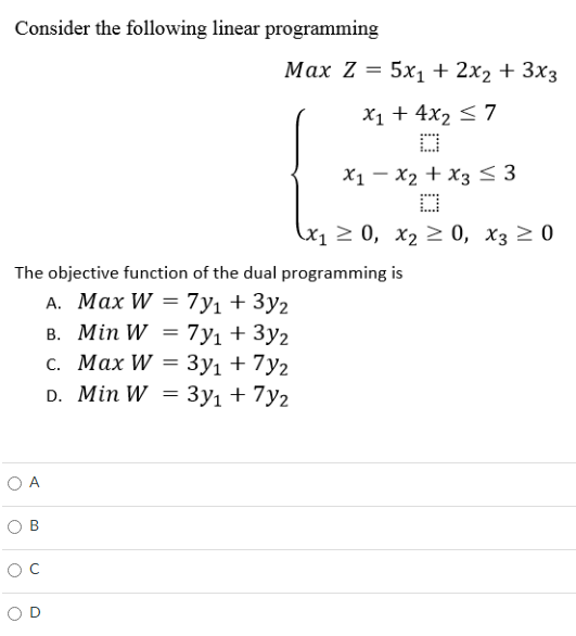 active constraint(s) is (are) A. X] = 1 and X1 + X2