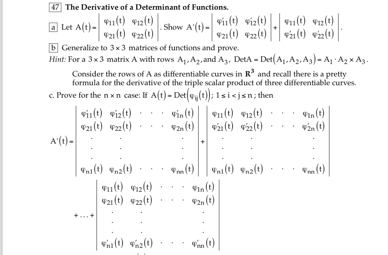 Explain the steps and clearly write the proofs where I can clearly
