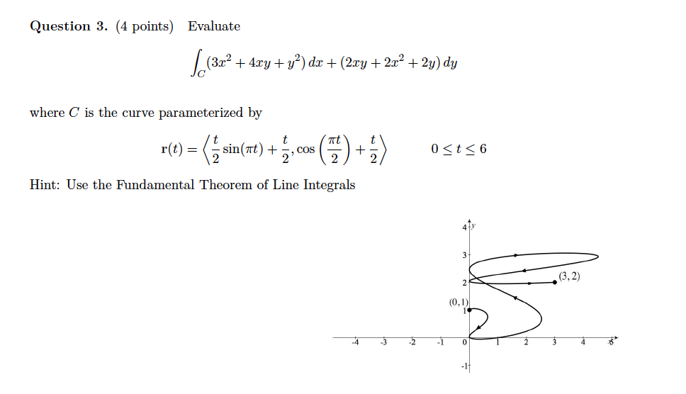 Where C is the triangle with vertices (0, D), (1, 0) and