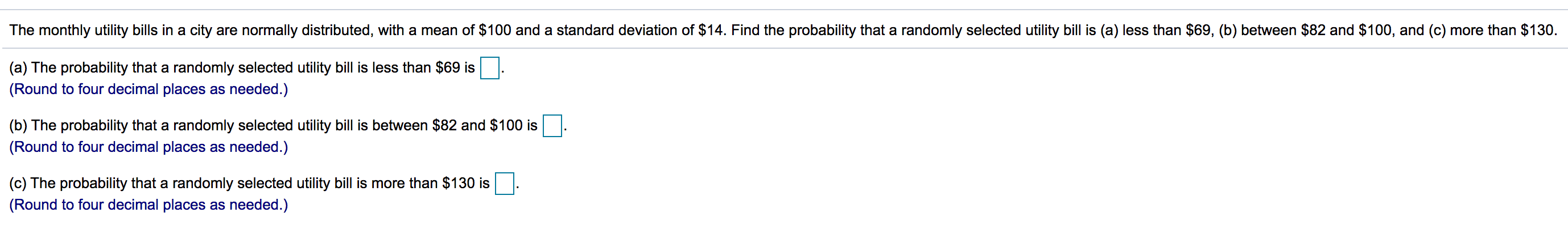 (Round to three decimal places as needed.) 1 The weights of bags