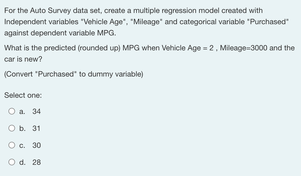 linear regression model and correlation matrix for this dataset to answer questions.