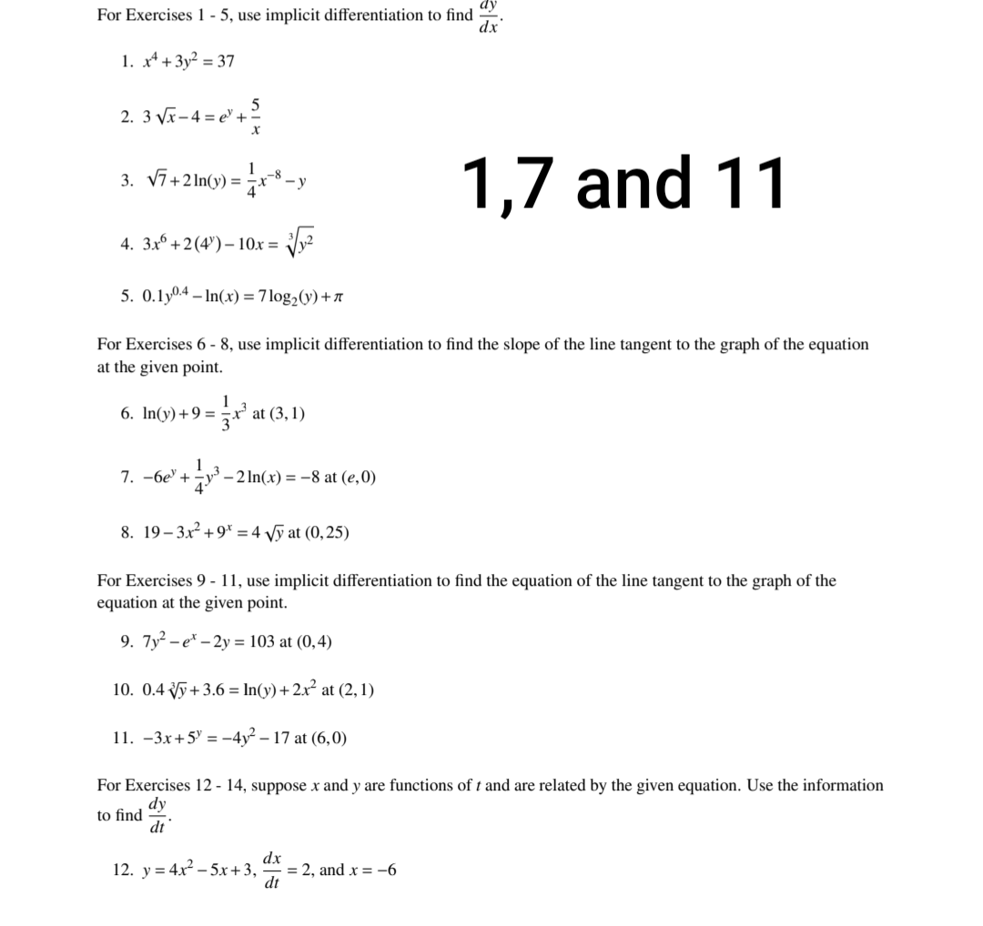  . o - . oay For Exercises | - 5, use