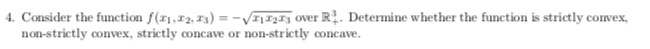 Question. : 4. Consider the function / (1, x2, ry) =