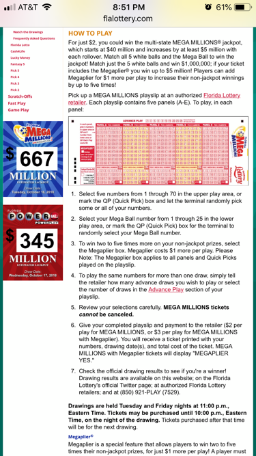 third image. The other is examples given and also the fla lottery