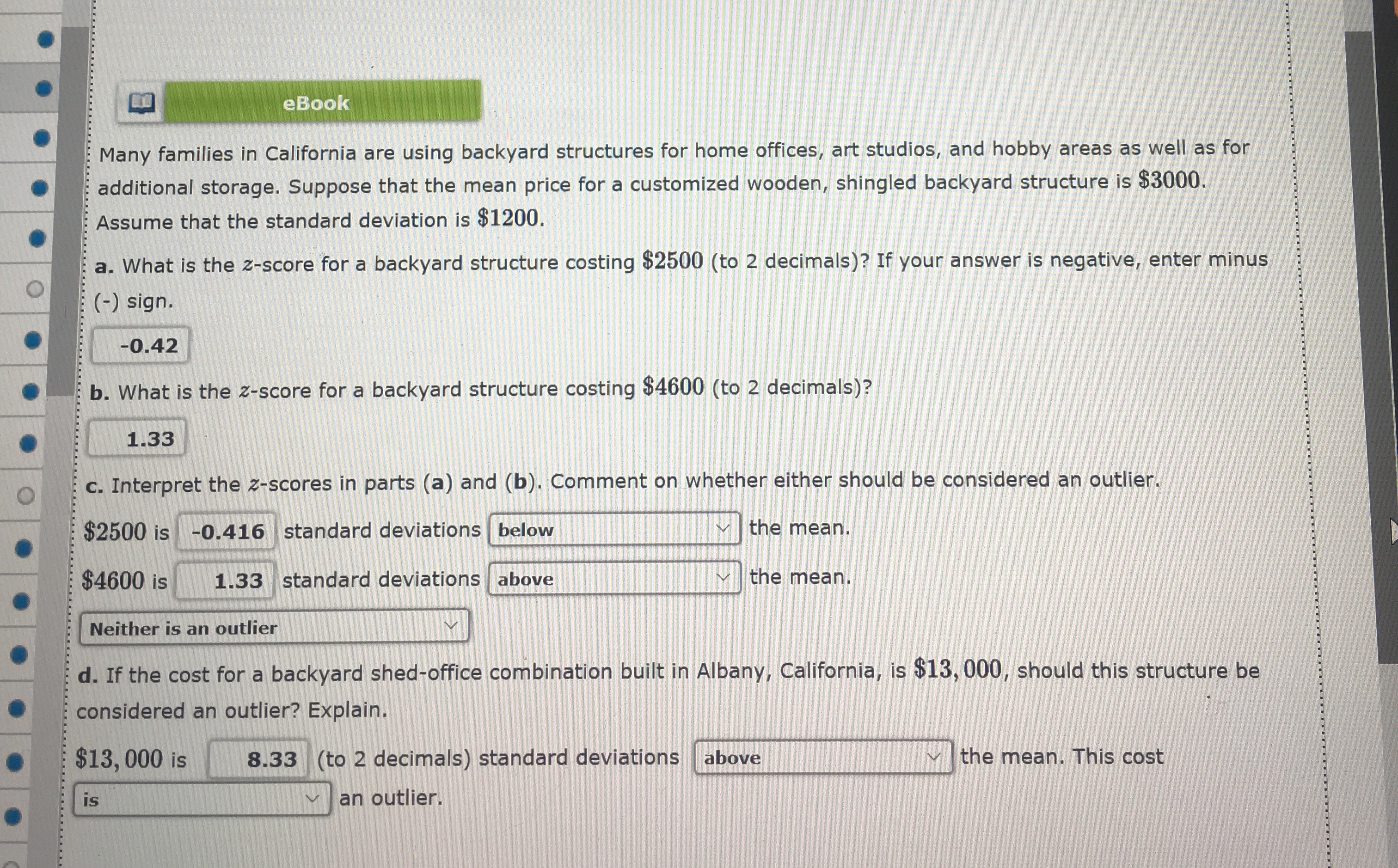 the data have a bell-shaped distribution with a mean of 50 and