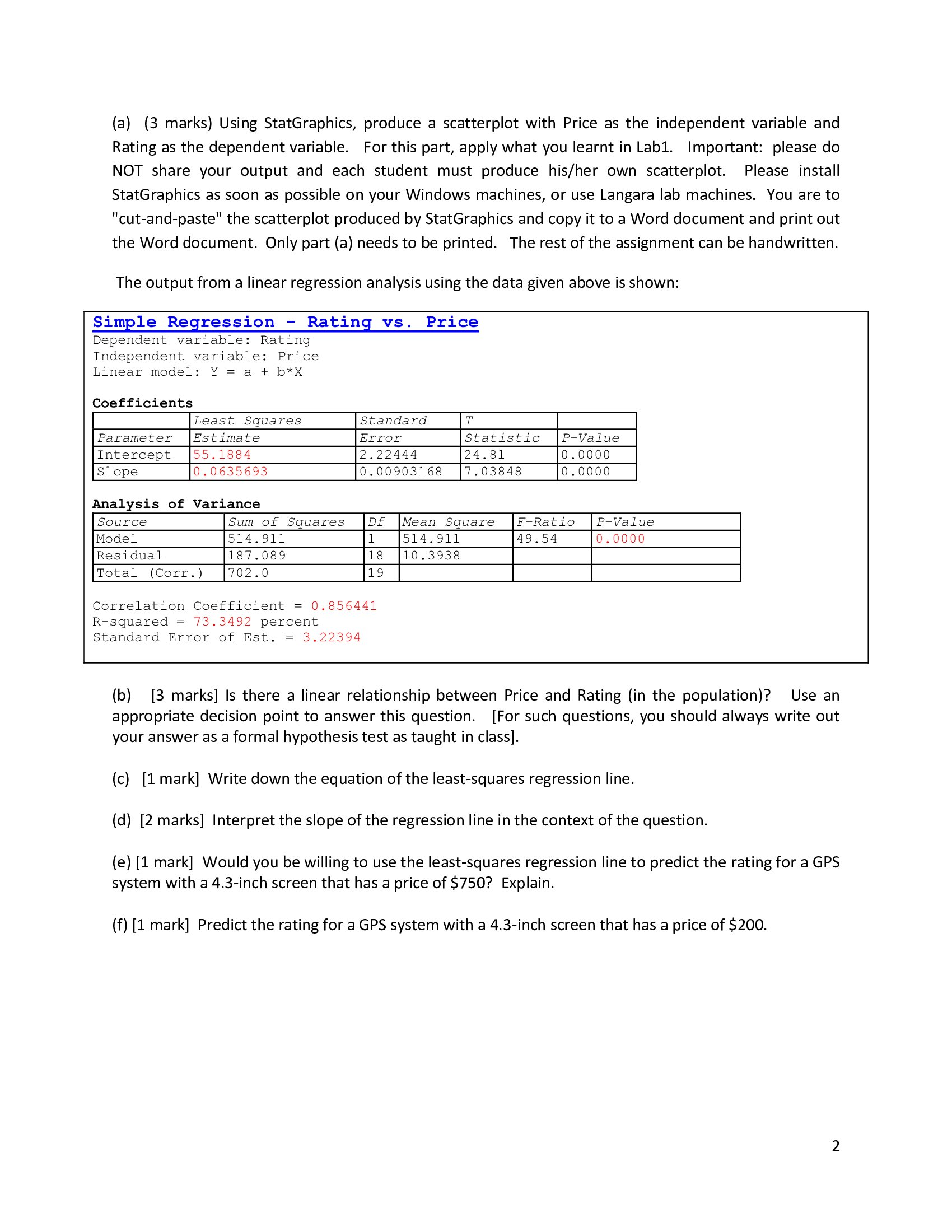 2. Total marks: 1+ 11: 12 marks Please read these instructions carefully: