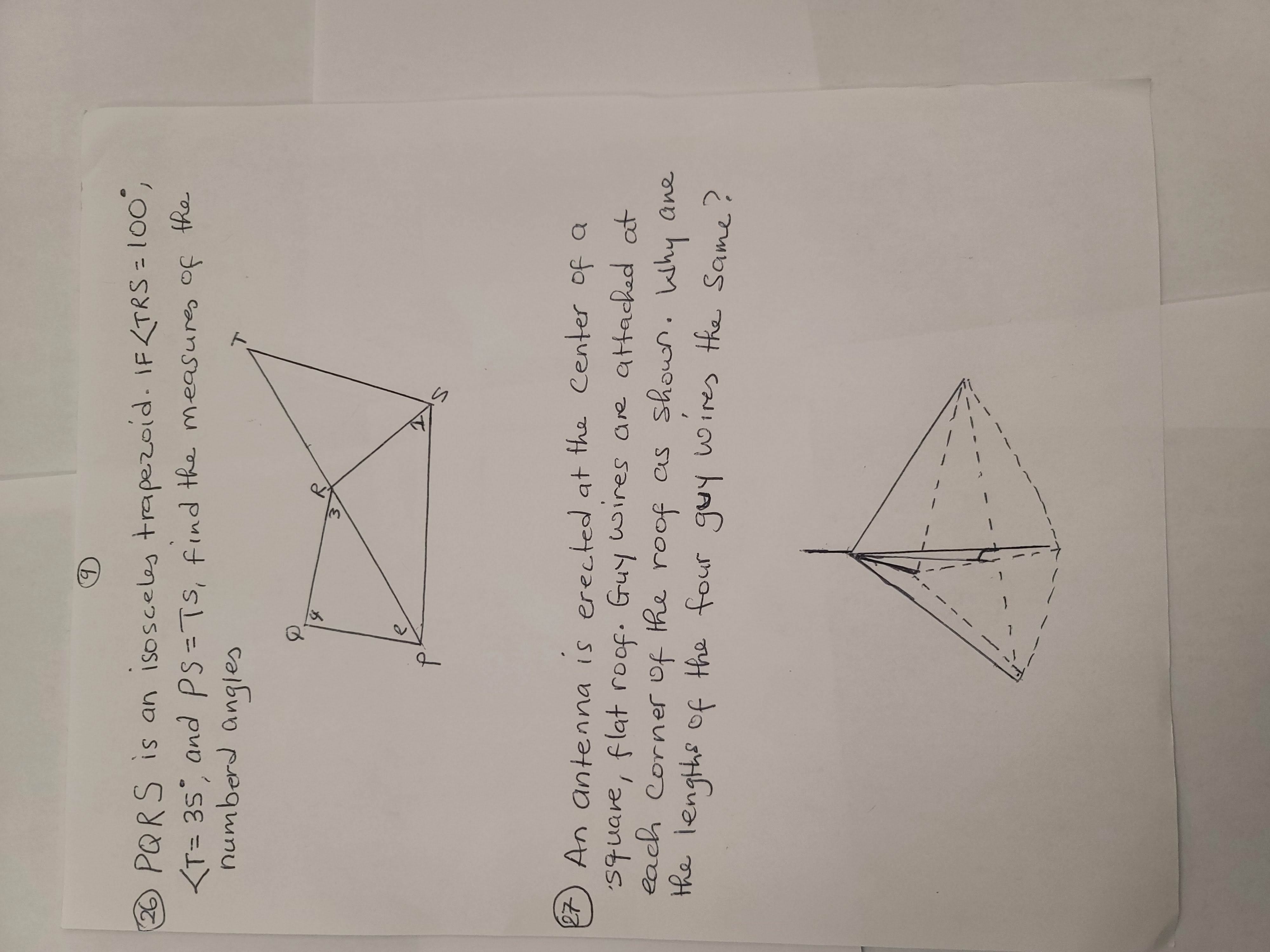 a trapezoid, BC = 14 cm, AE = 11.9 cm, BG =