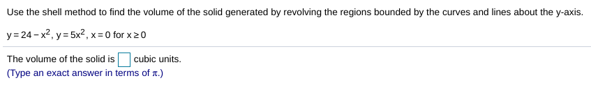 at the solid generated by revolving the following region about the given