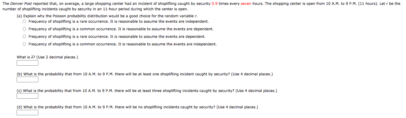  The Denver Post reported that, on average, a large shopping center