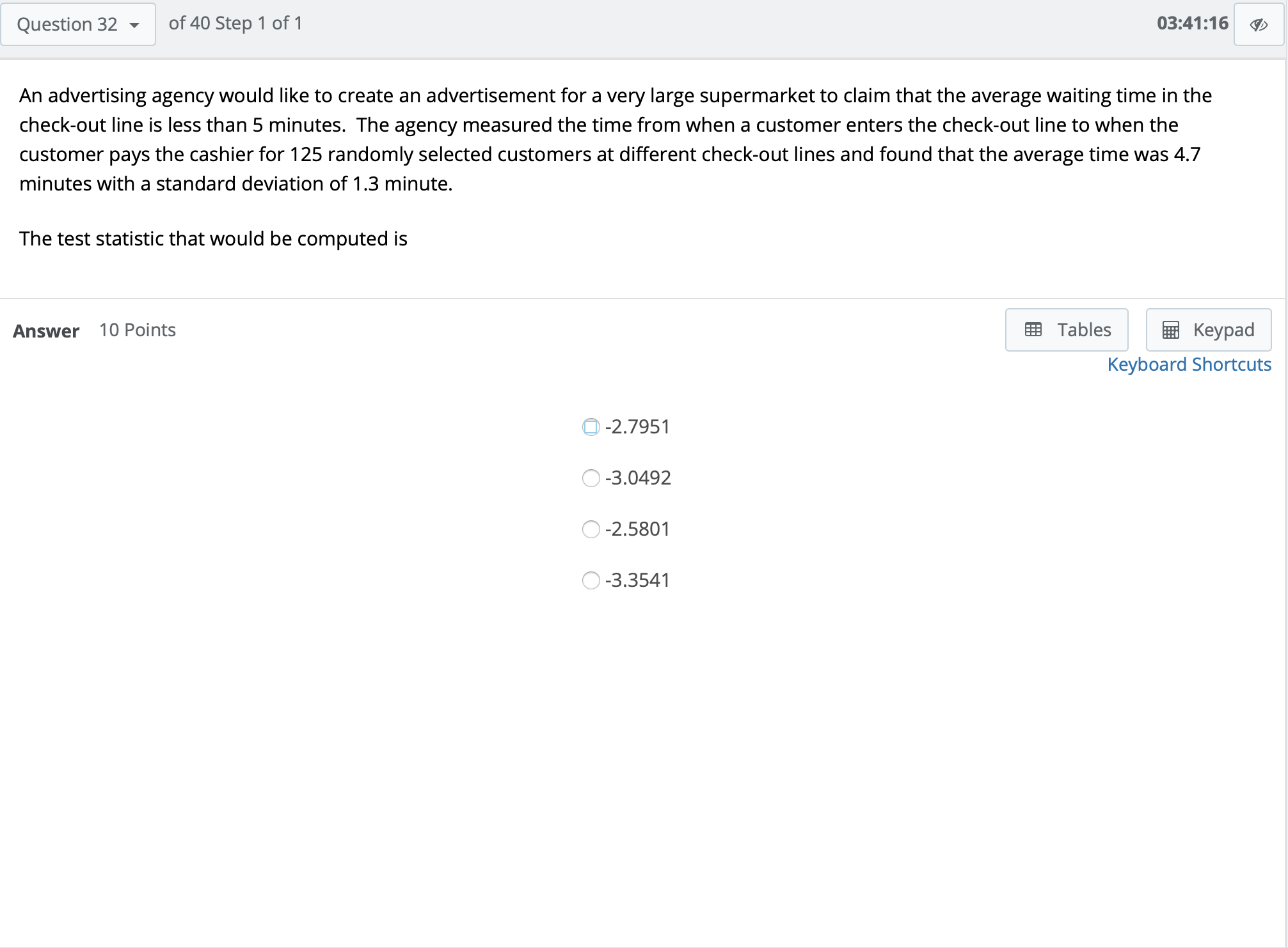 be for the appropriate set of hypotheses for this situation if you