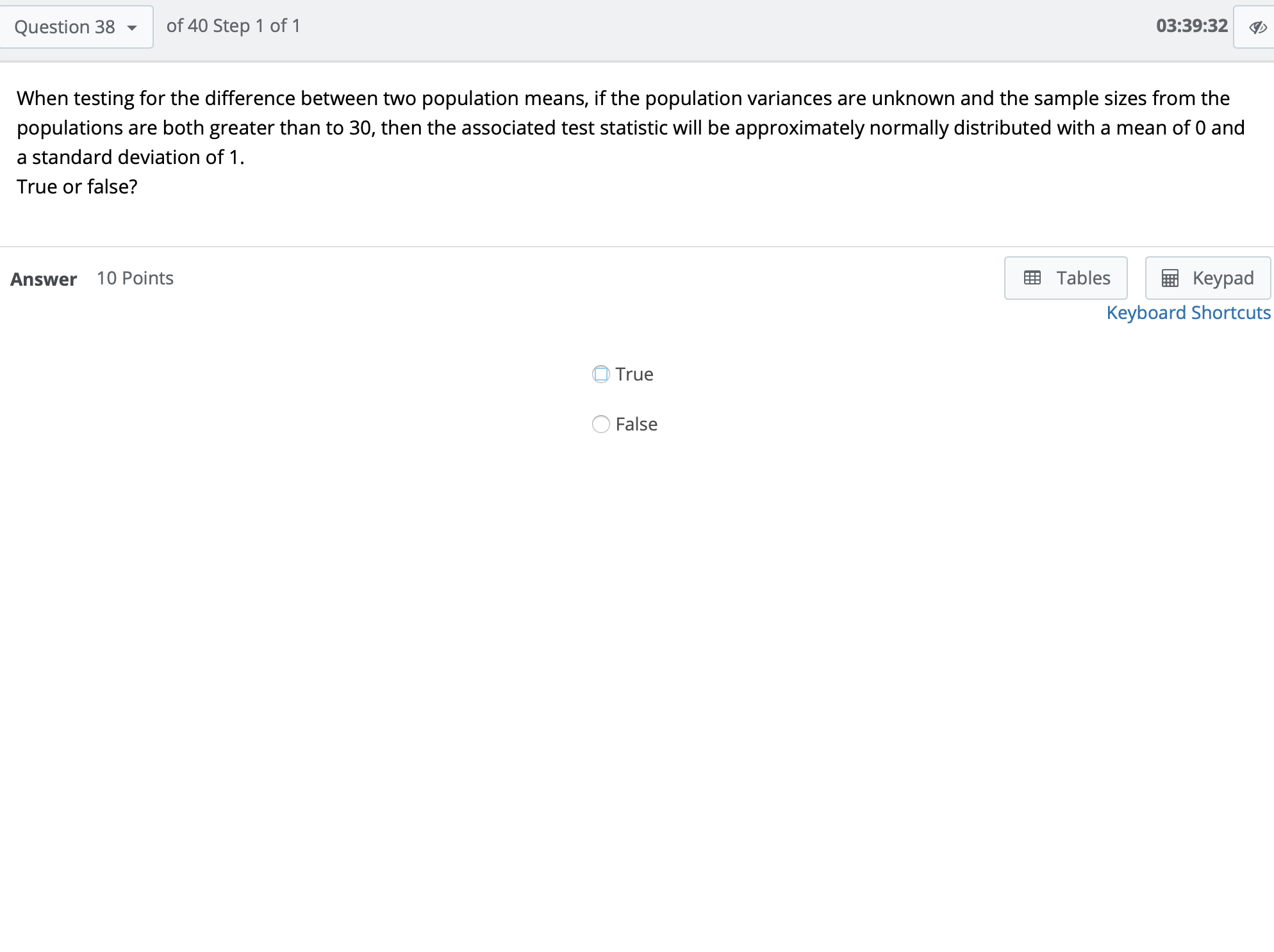 Let p, represent the population proportion for County 1 and let p2
