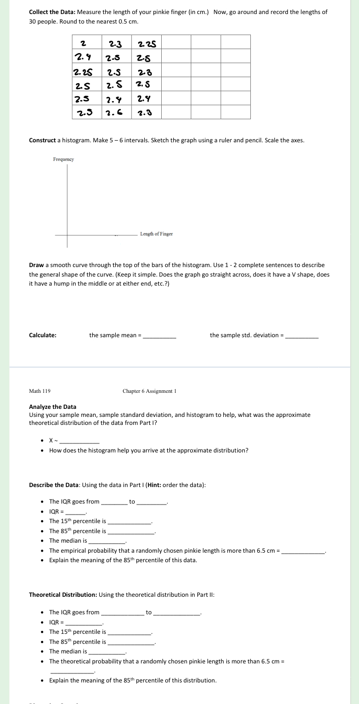 How do I go about this practice exercise about the normal distribution.