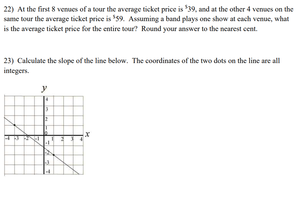 with C# Half credit if you miss one; no credit if you