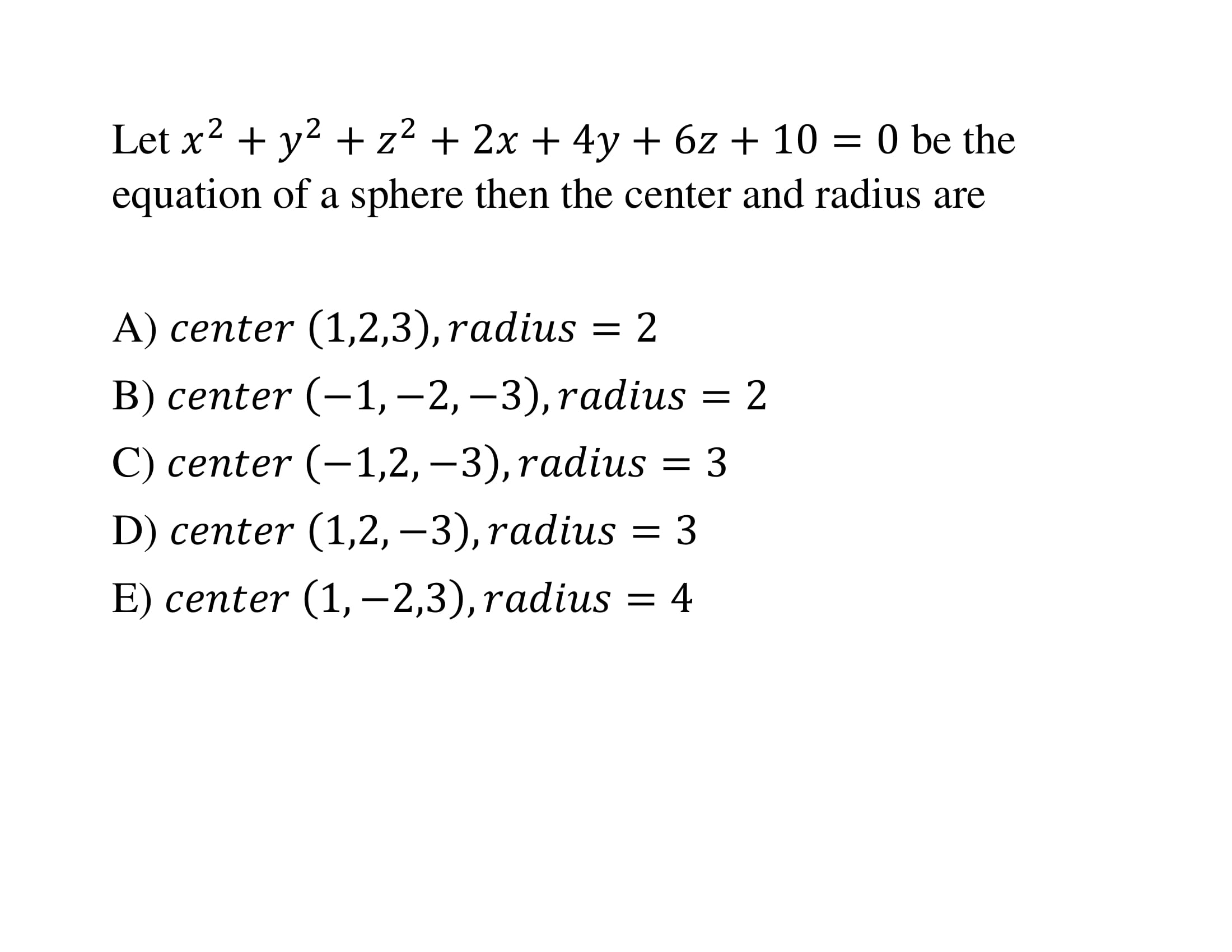 caluculas , final answer if you can . Let x2 + y2