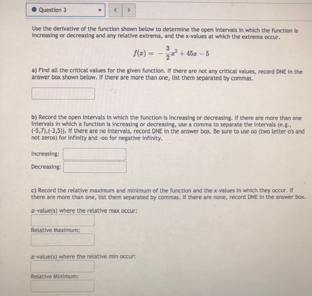 f(x) have?Question 2 A > The function f(x) = 2x- 24x- +